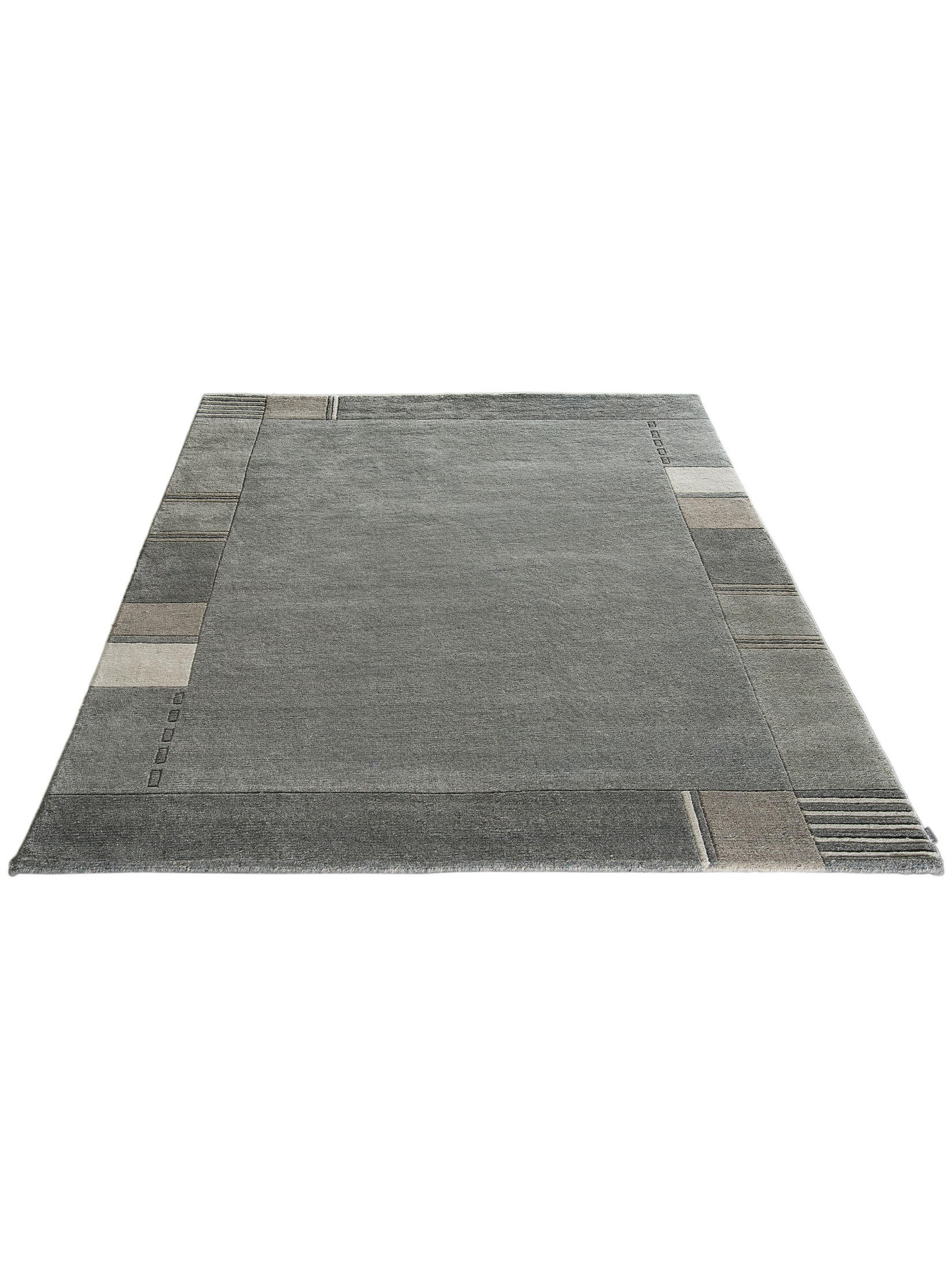 Parwa Nepal-Teppich, Stone Grey