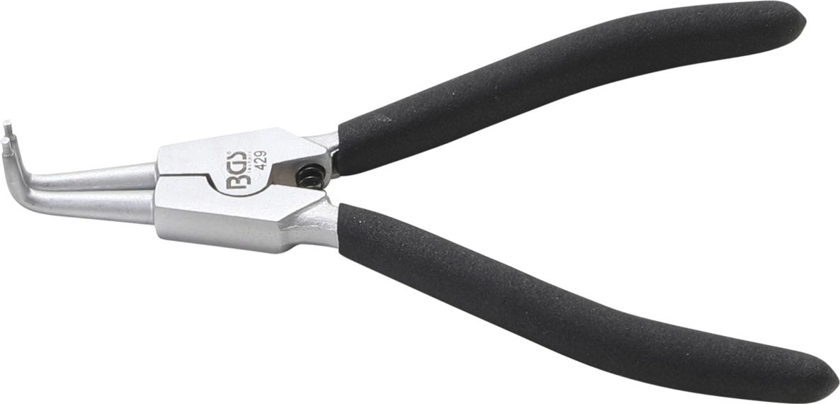 Clește curbat pentru inele de siguranță BGS 429, 180 mm