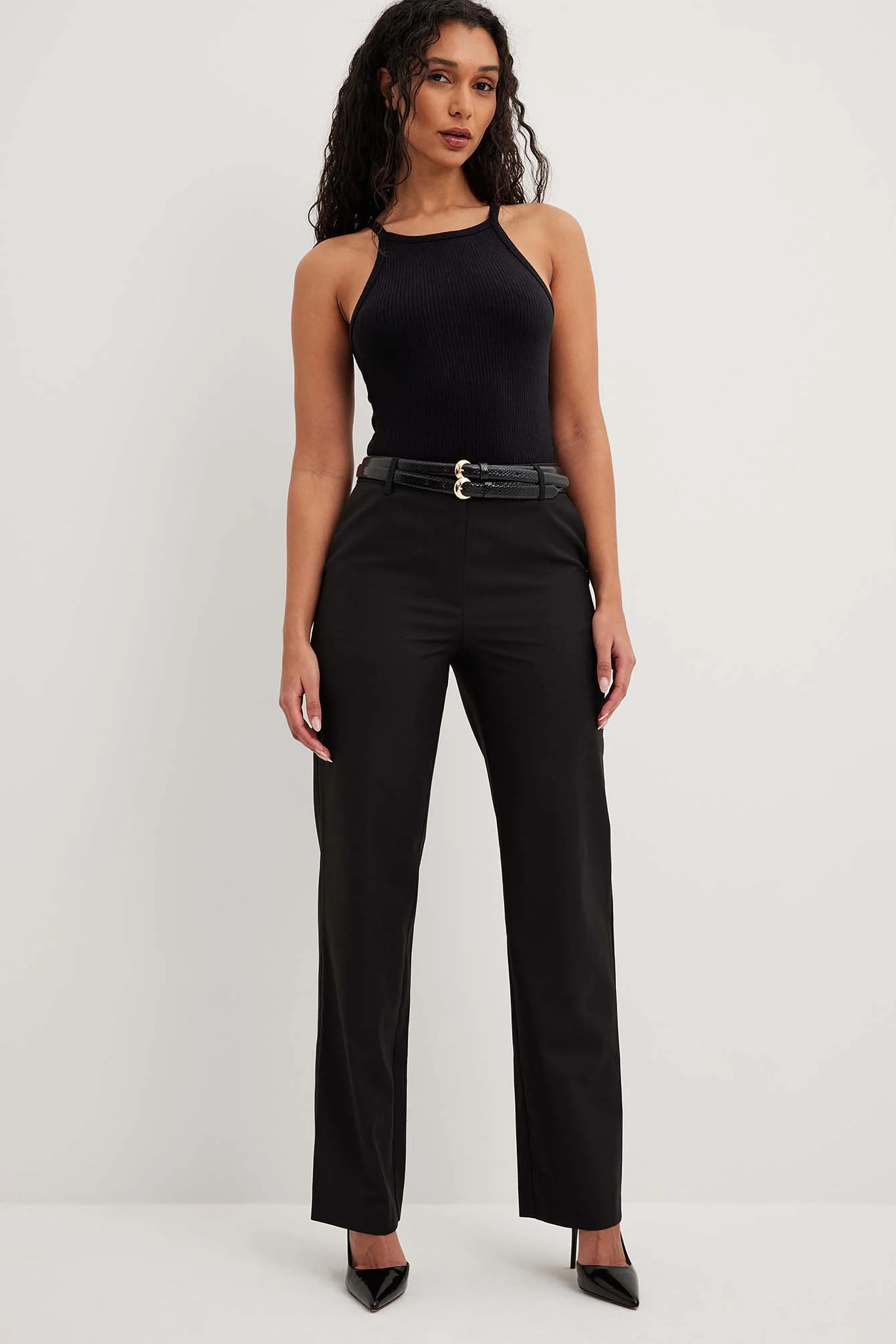 Hochgeschnittenes Crop-Singlet