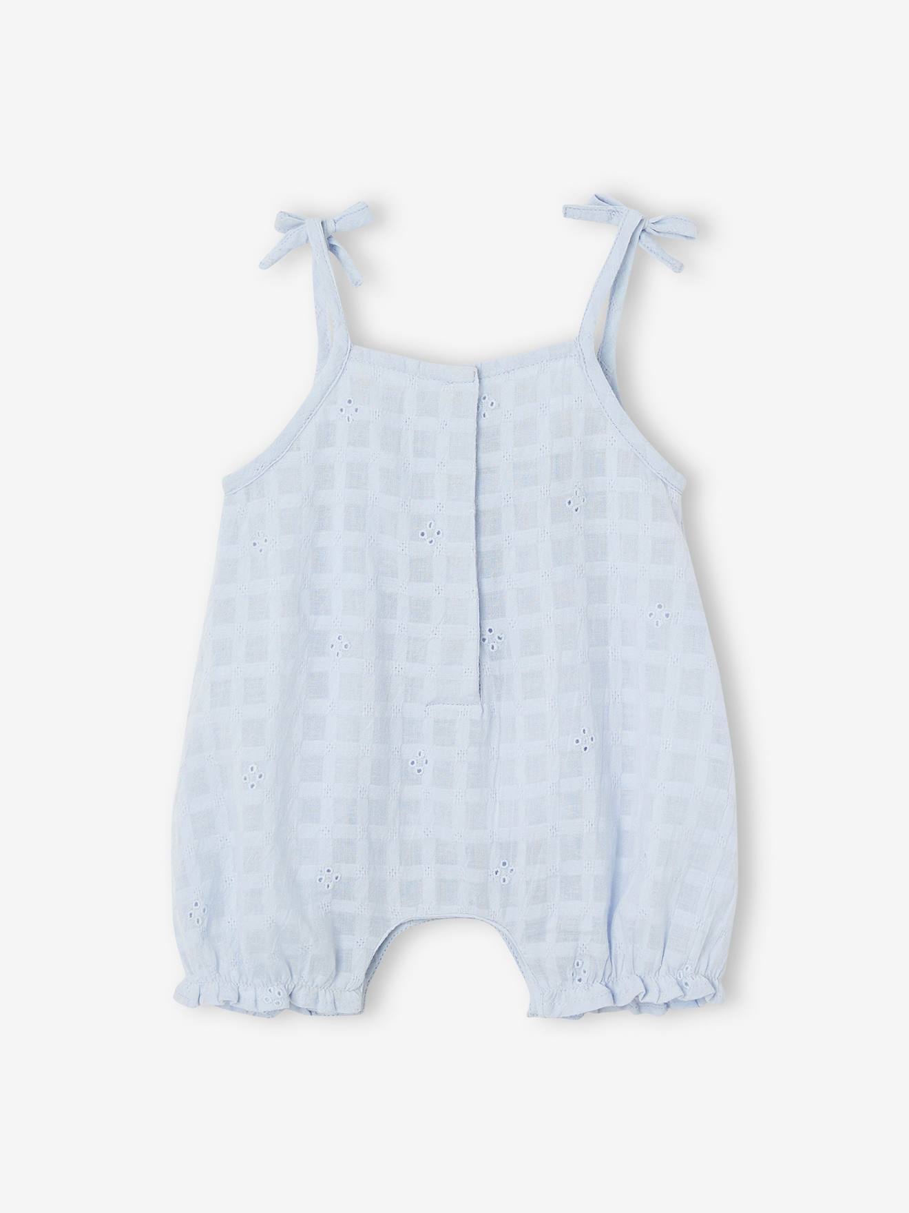 Vertbaudet Baby Sommer-Overall - himmelblau