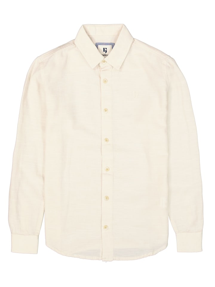 Garcia Langarmhemd festlich in beige günstig kaufen