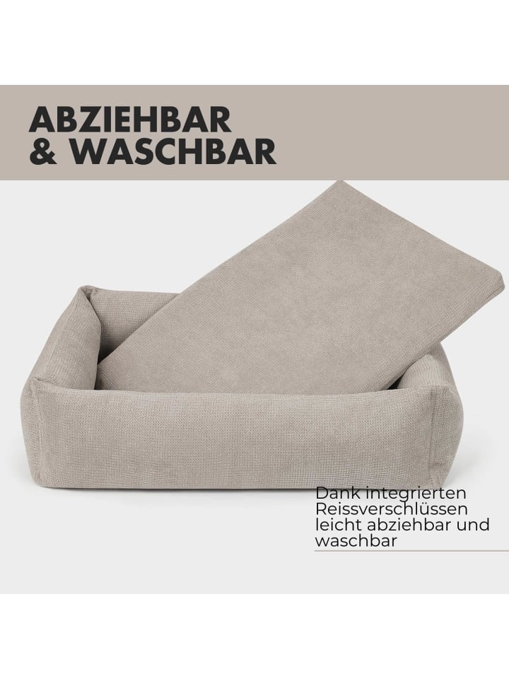 PAW WOW Hundebett EMMA Velours Greige günstig kaufen