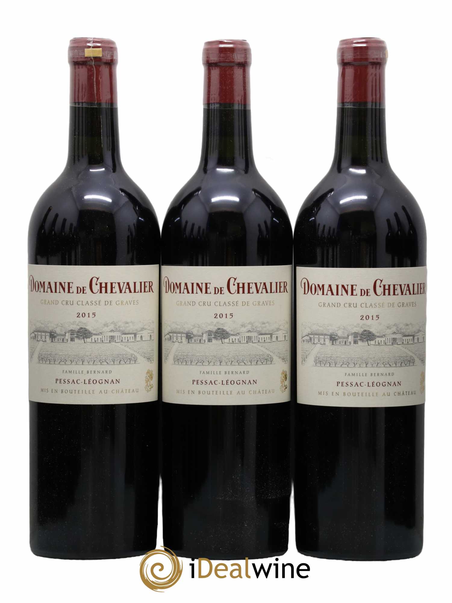 Domaine de Chevalier Cru Classé de Graves  2015 - Lot de 12 Bouteilles