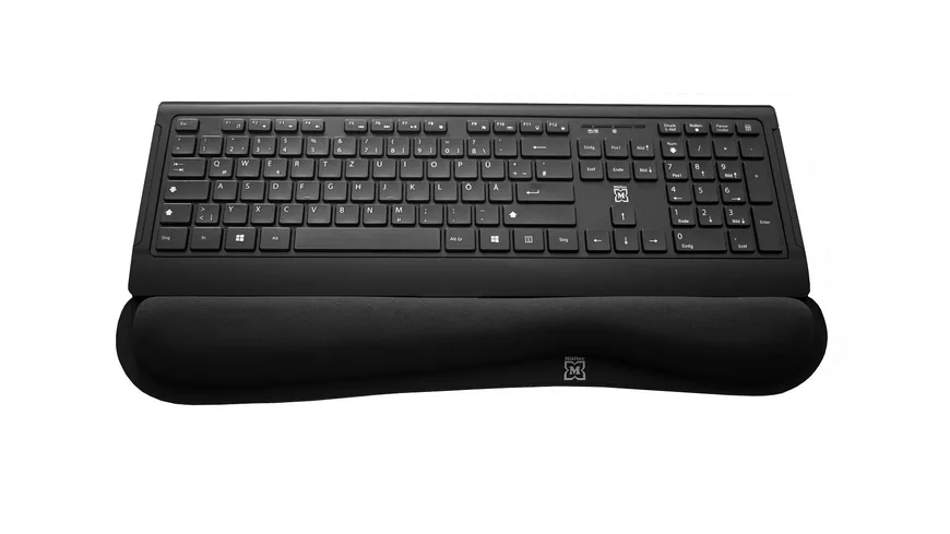 Müller ergonomische Handgelenkauflage für Tastaturen, schwarz