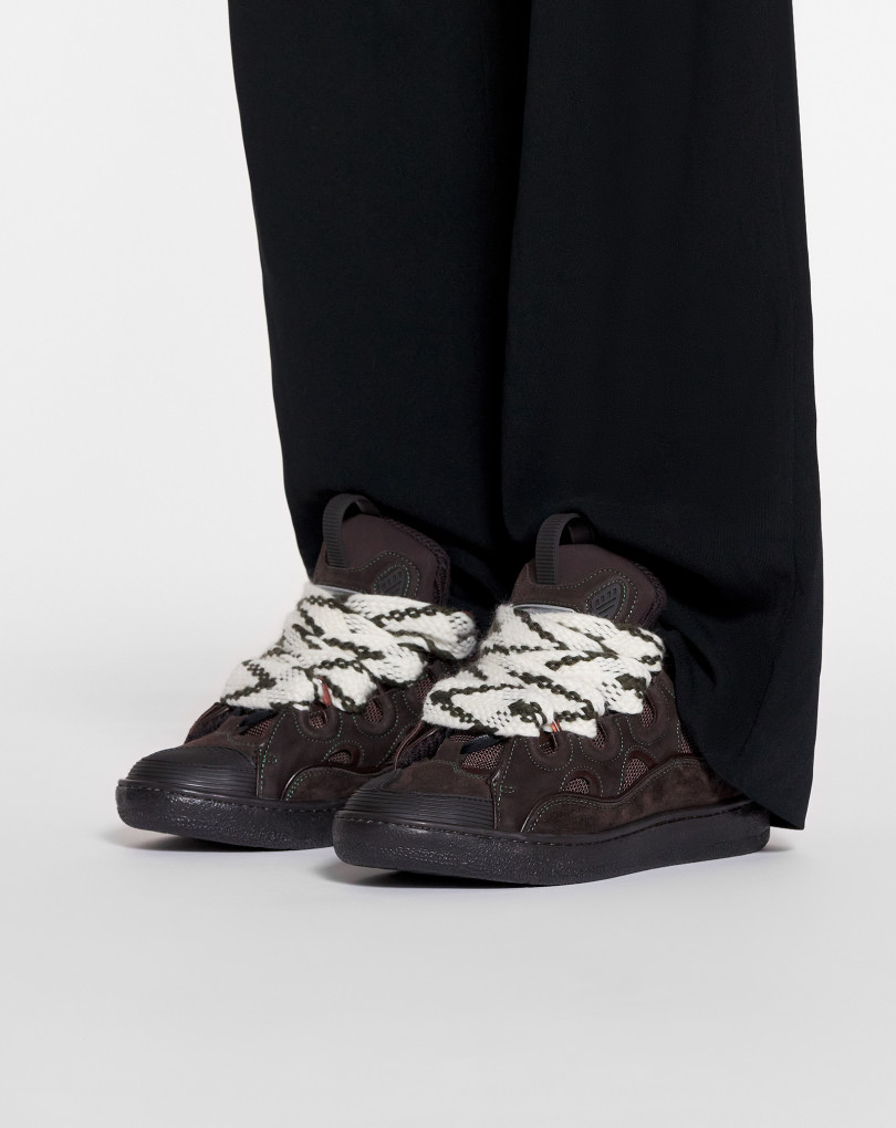 SNEAKERS CURB EN CUIR