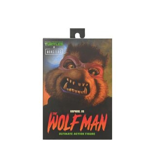 Universal Monsters x Teenage Mutant Ninja Turtles Actionfigur Ultimate Raphael as The Wolfman 18 cm