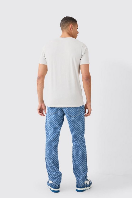 Lockere Jeans mit Rissen