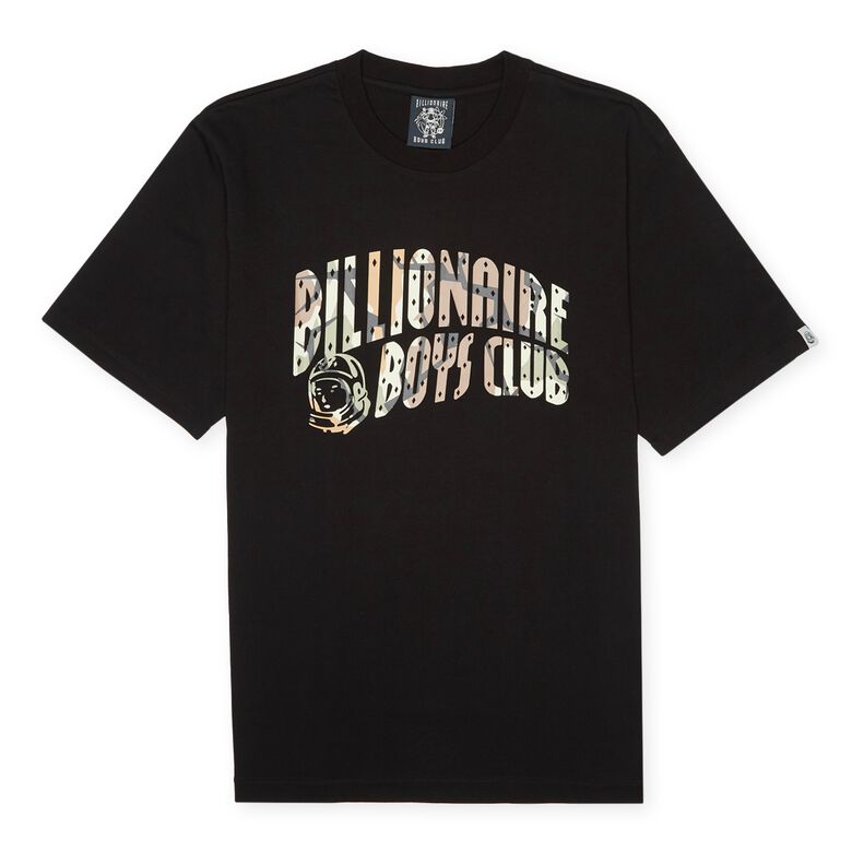 Billionaire Boys Club Camo Arch Logo T-Shirt black