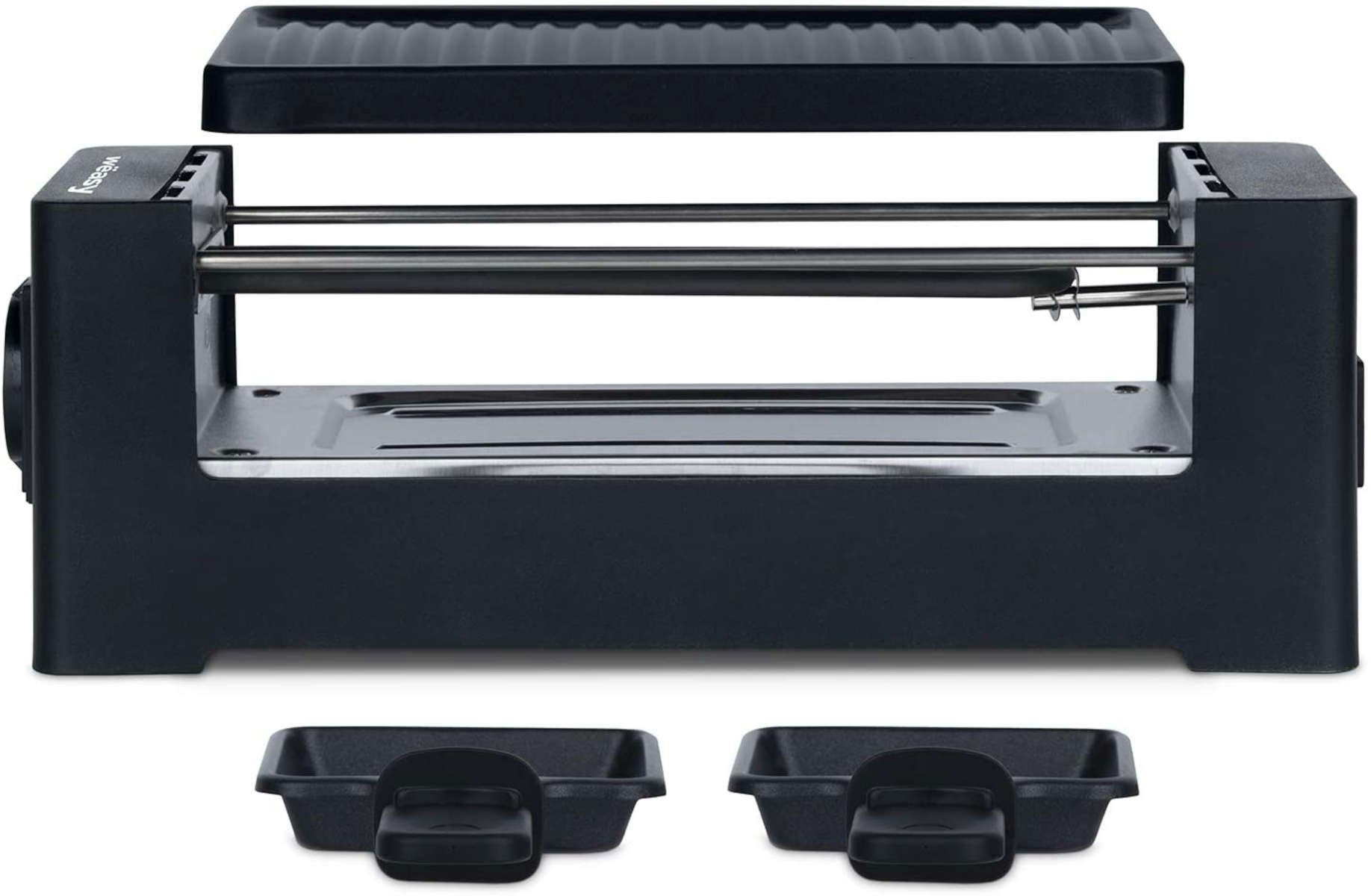 wëasy Raclette TAK12 Raclette-Set für 2 Personen, 400 W