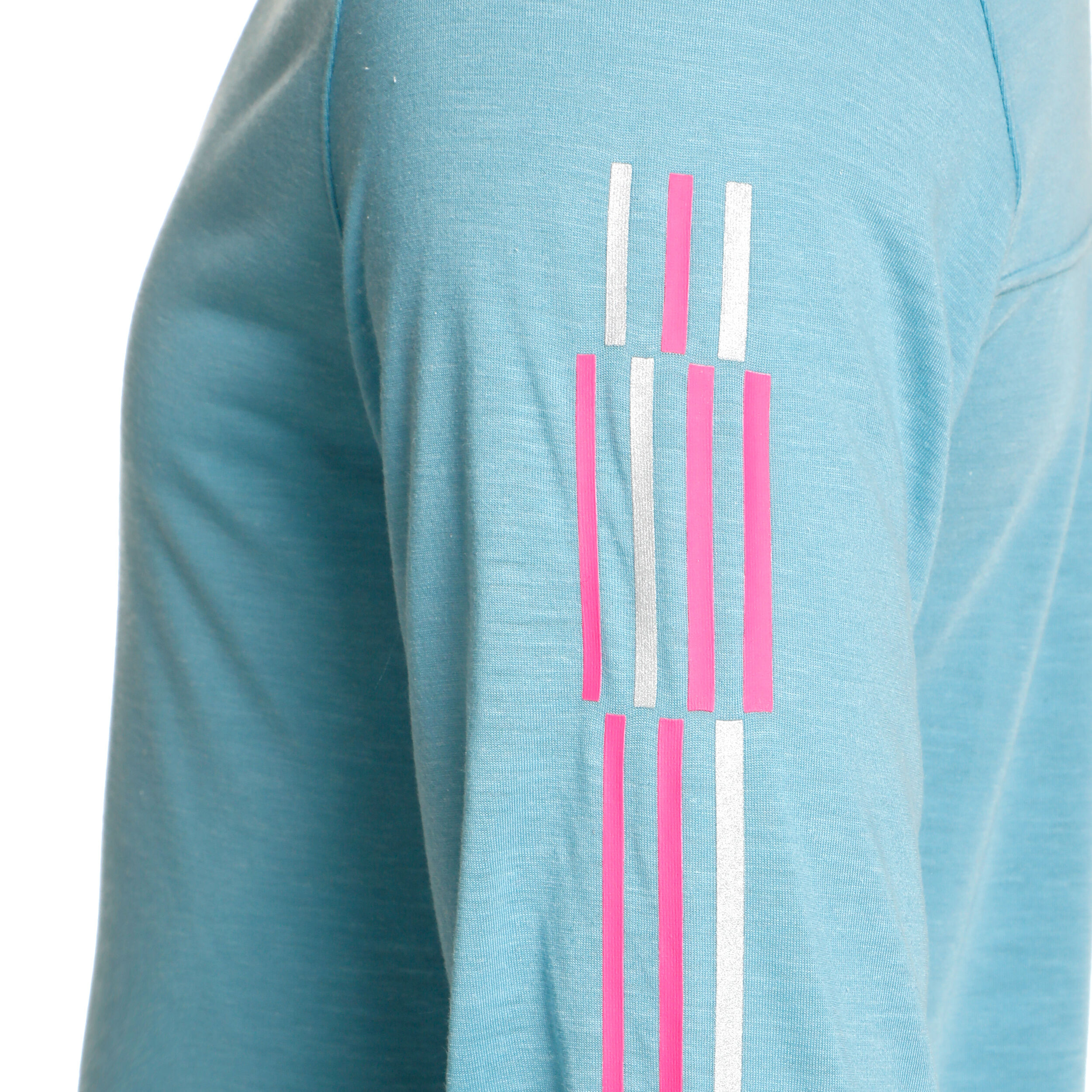 Run Anywhere Breeze Longsleeve Herren - Blau, Pink
