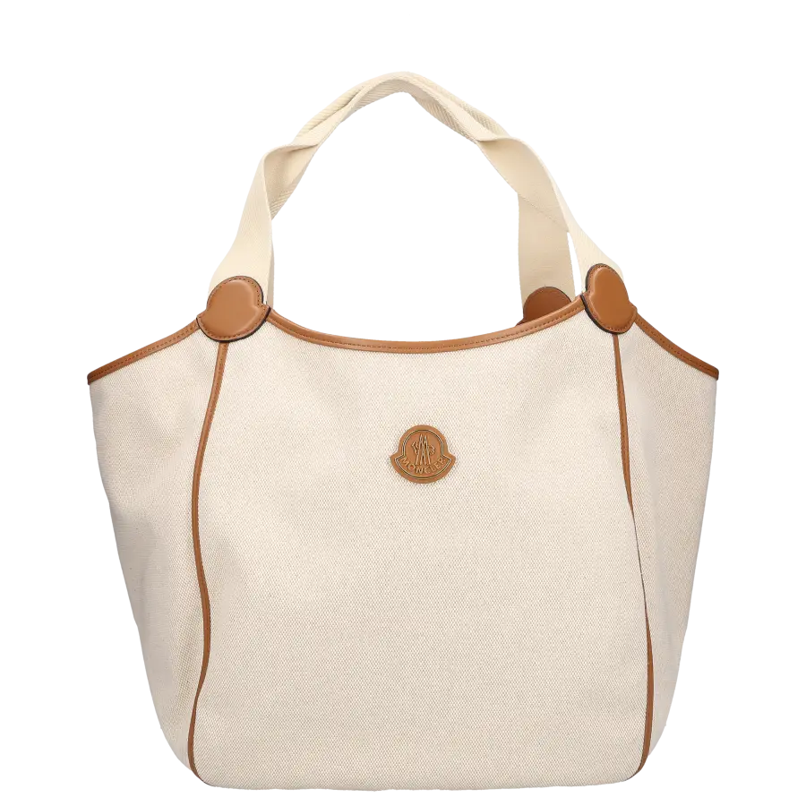 Moncler - Shopper NALANI Baumwolle - beige