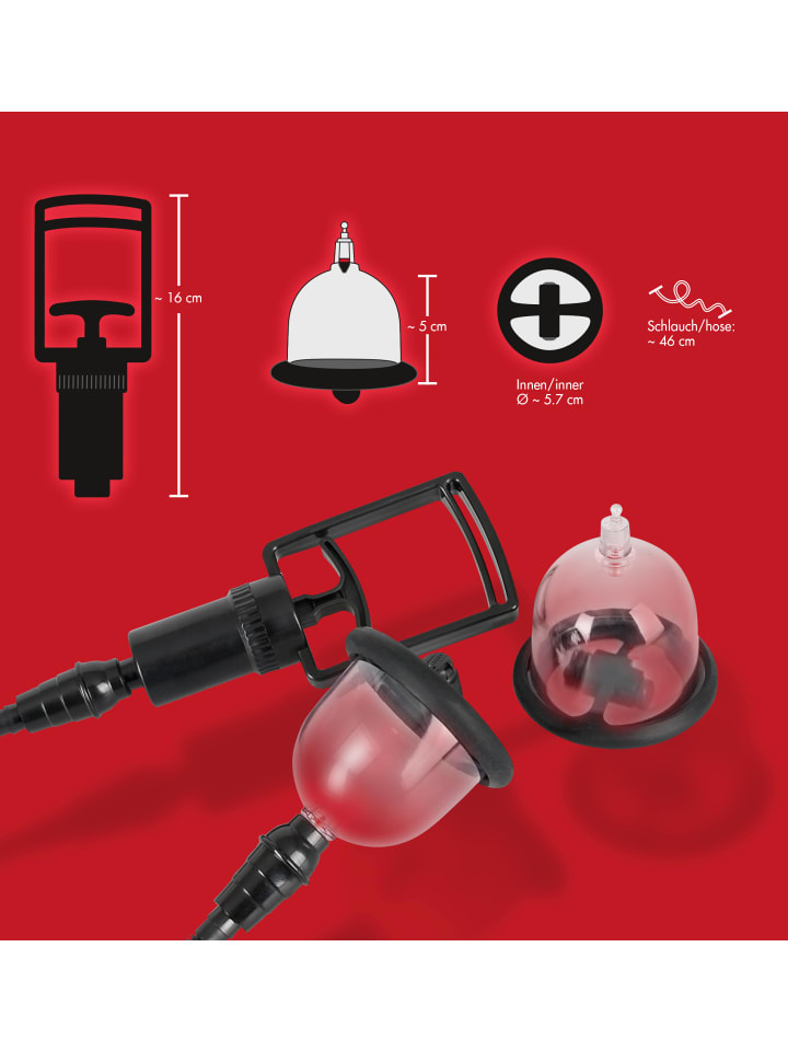 Bad Kitty Nippelsauger Vibrating Nipple Cups in transparent günstig kaufen 56