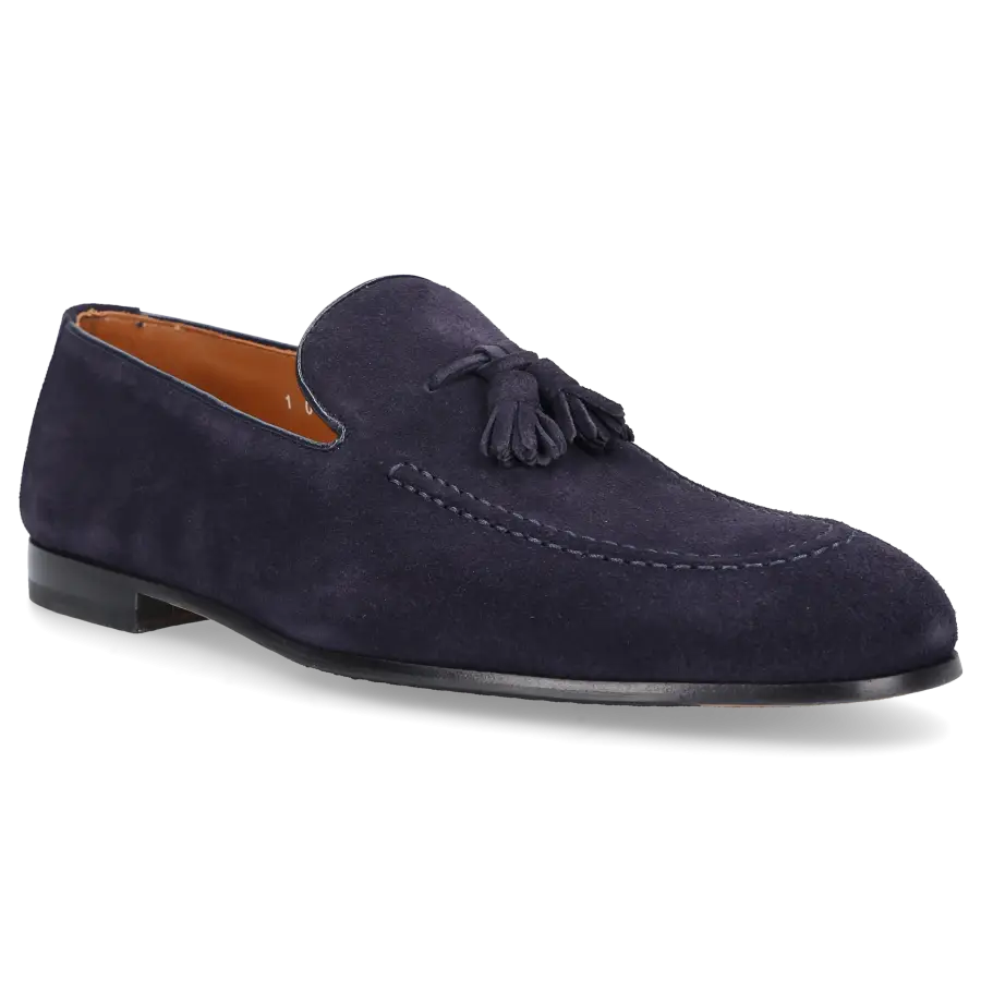 Doucal's - Loafer 1080 Veloursleder - blau