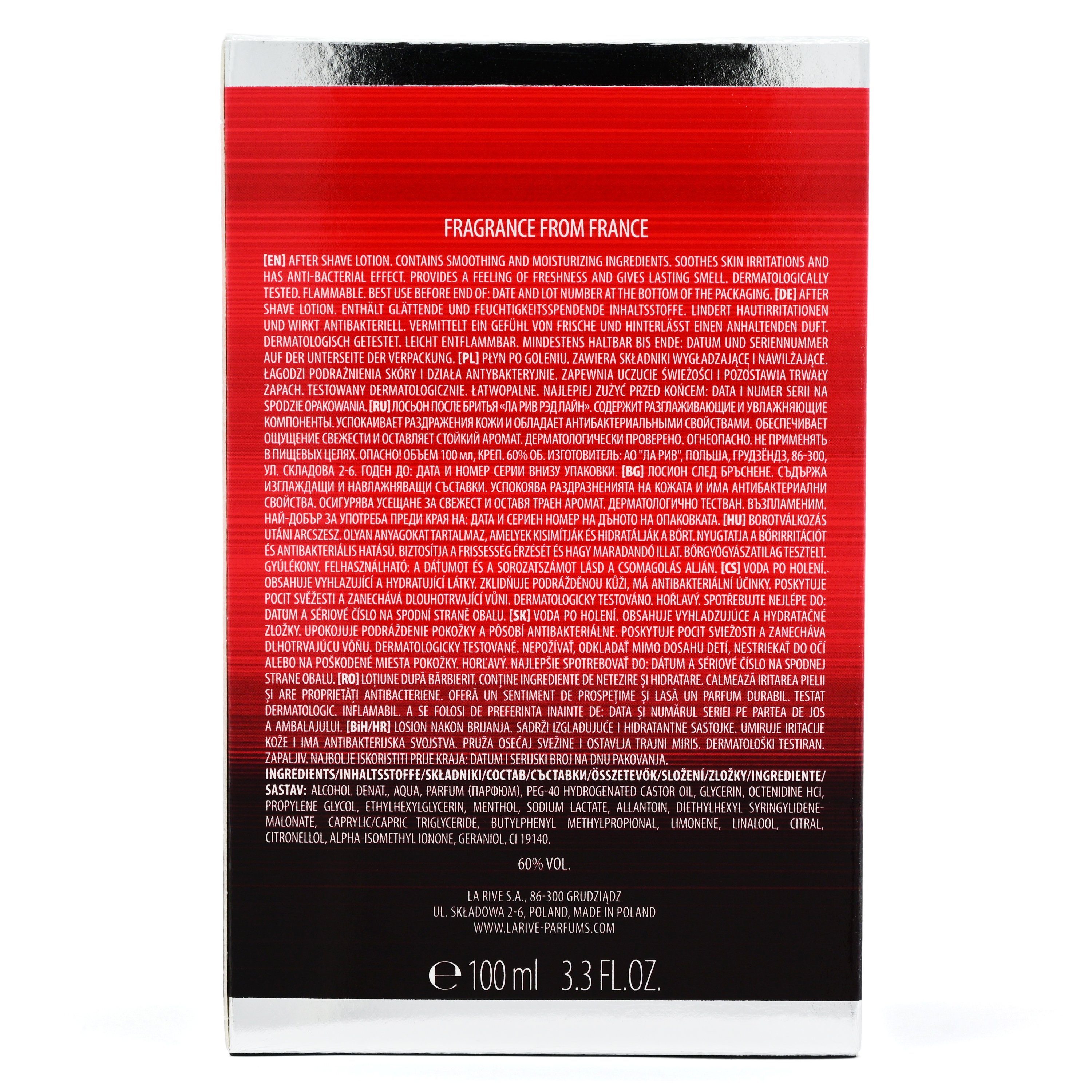 La Rive After-Shave LA RIVE Red Line - After Shave - 100 ml