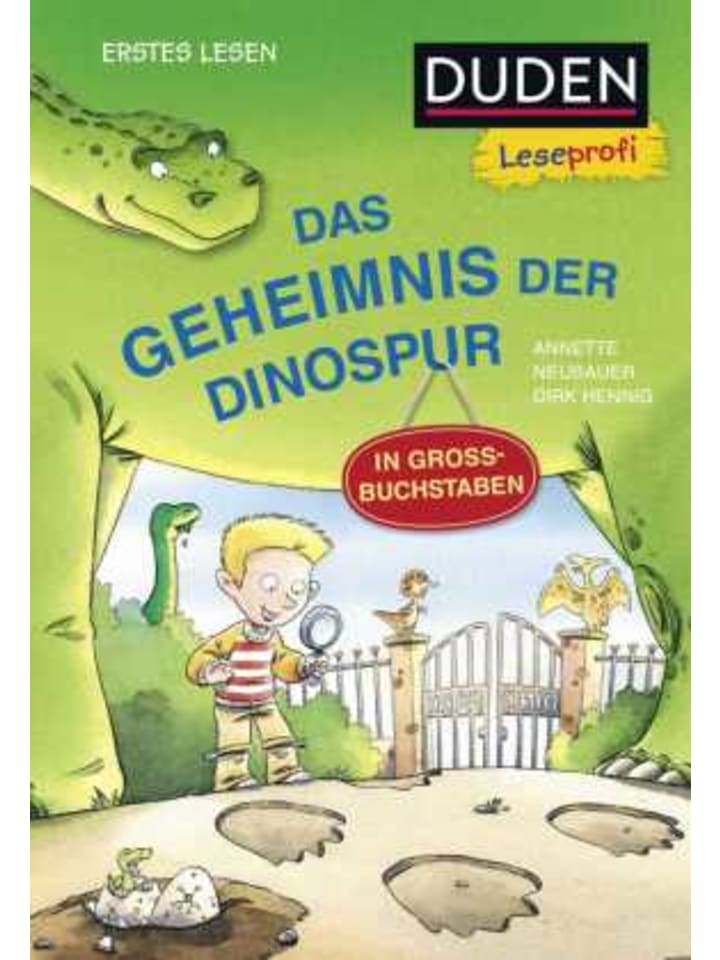 FISCHER Sauerländer Buch - Duden Leseprofi - GROSSBUCHSTABEN: DAS GEHEIMNIS DER DINOSPUR, Erstes Le günstig kaufen onesize