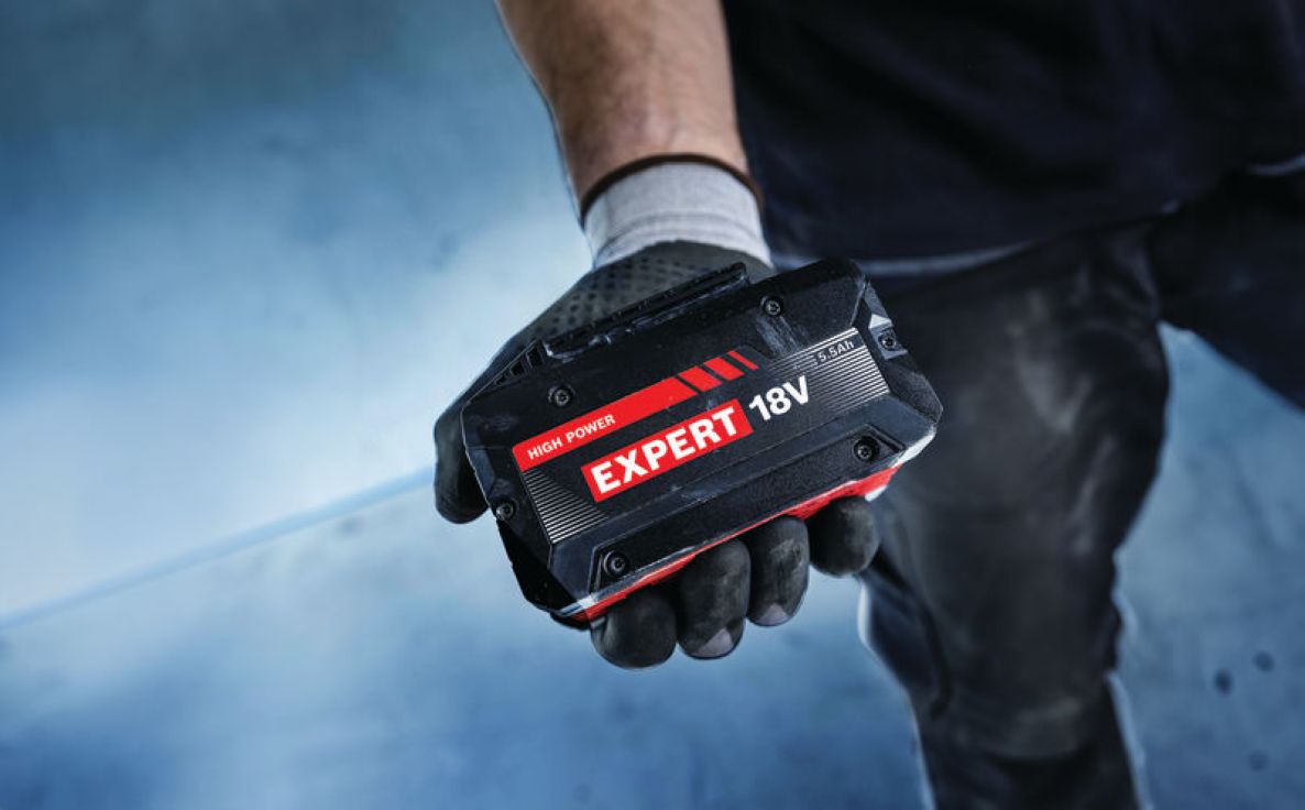Bosch Blue Accessories 1600A0373P EXBA18V-55 Batteristartsett 2x EXBA18V-55 og lader GAL12V/18V-80 i eske