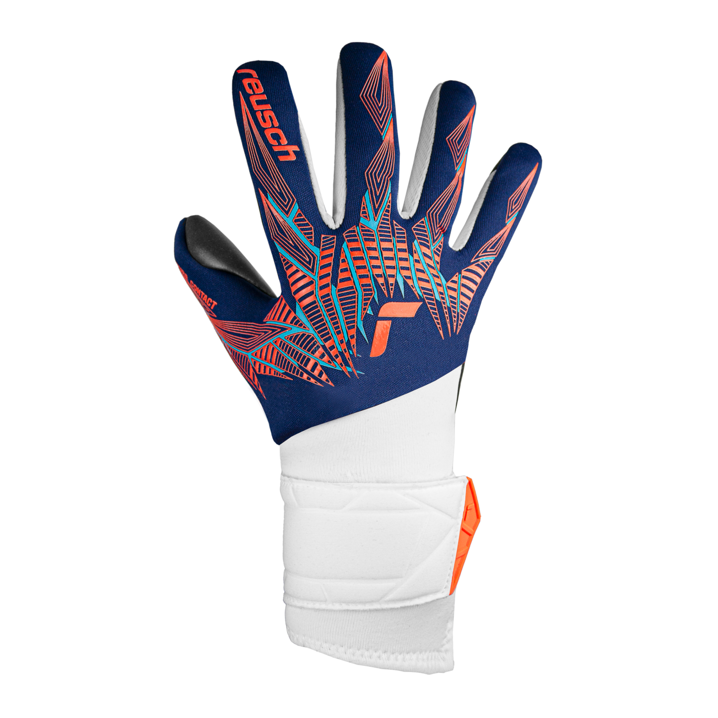 Reusch Pure Contact Silver TW-Handschuhe Kids Blau Orange Schwarz F4848