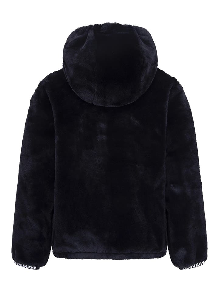 Converse Fleecejacke in Schwarz günstig kaufen