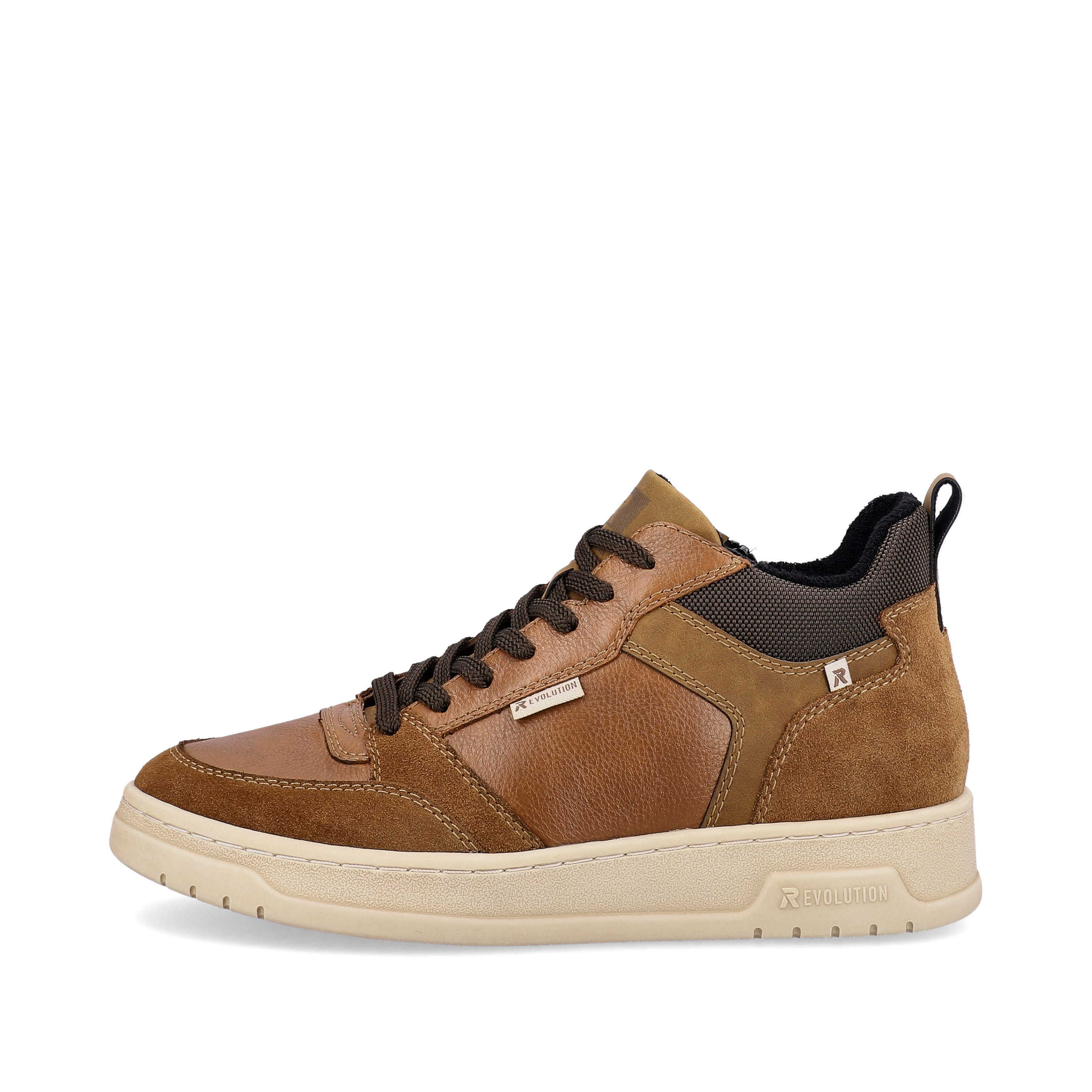 Rieker Herren Sneaker High caramel brown