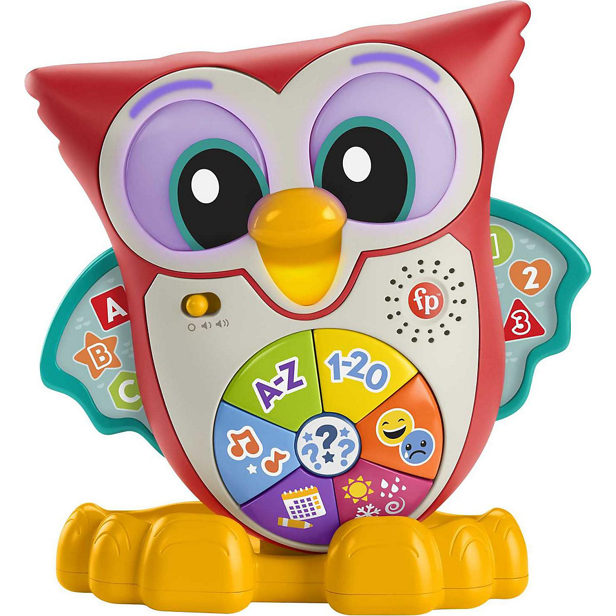 Fisher-Price BlinkiLinkis Schlaue Eule, Kleinkinderspielzeug, deutsche Ausgabe