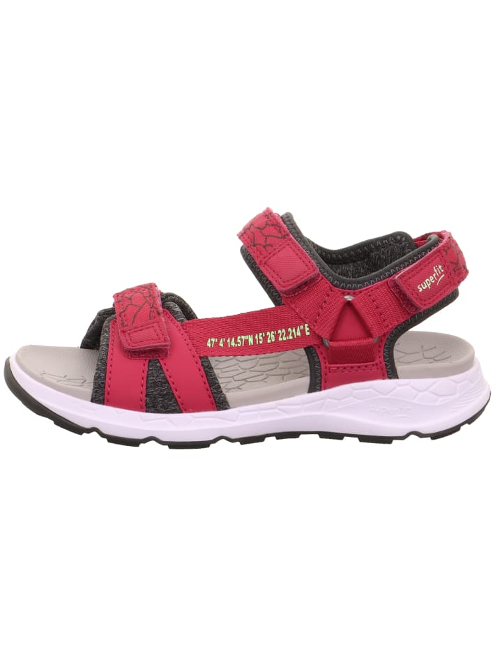 superfit Sandale CRISS CROSS in Rot/Grün günstig kaufen