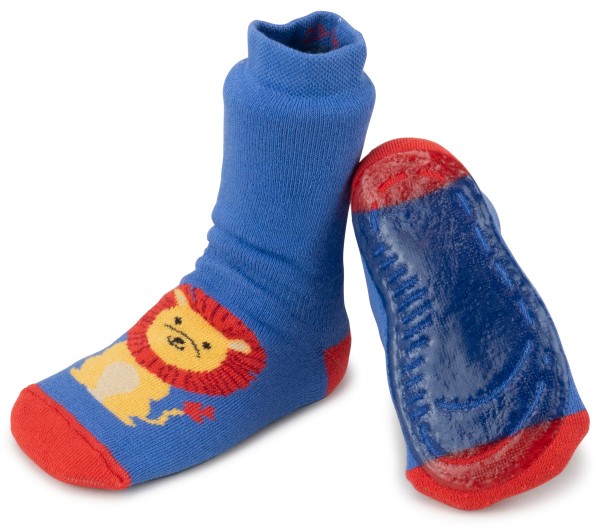 Ewers ~ Stoppersocke SoftStep ~ Löwe hellblau