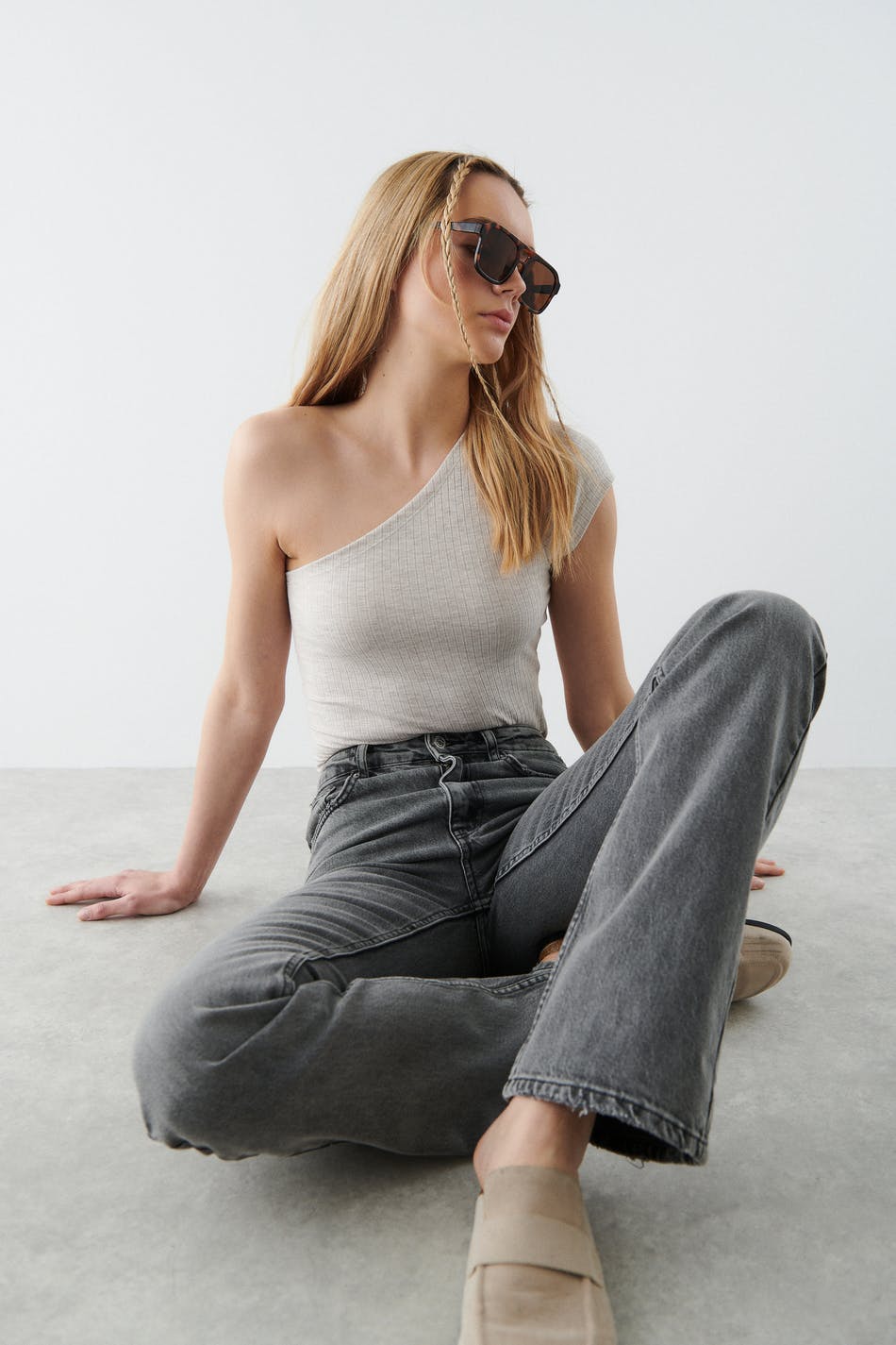 Melody one shoulder top