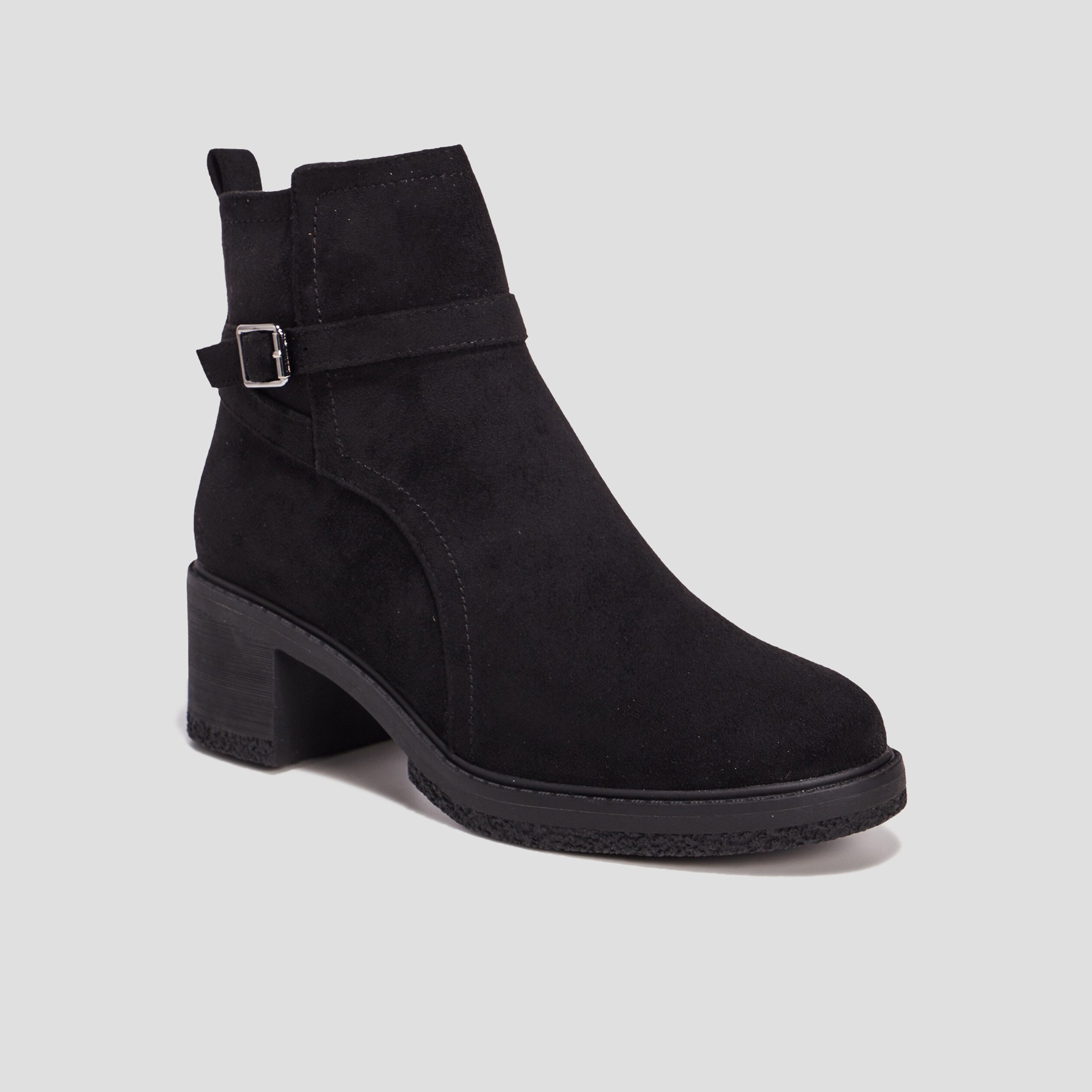 Bottines à talons noir femme | La Halle