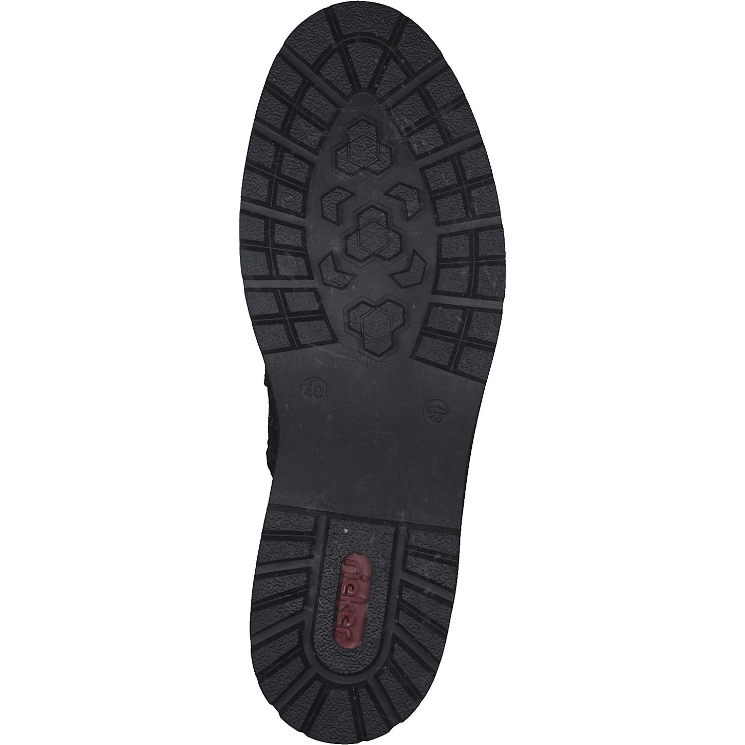 Rieker Z2852, Stiefeletten, Damen, schwarz/schwarz/schwarz