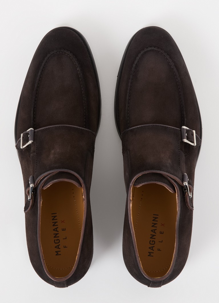 Magnanni Suede Buckle Shoe