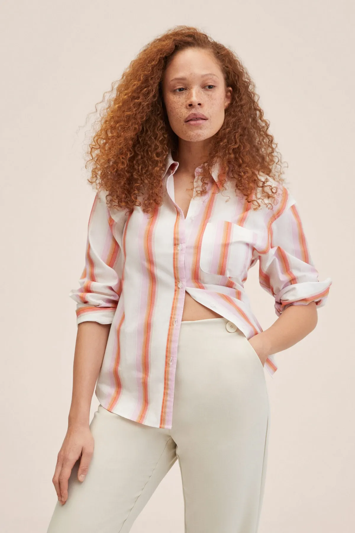 MANGO  27085764 Damen/Mädchen Hell/Pastellgrau