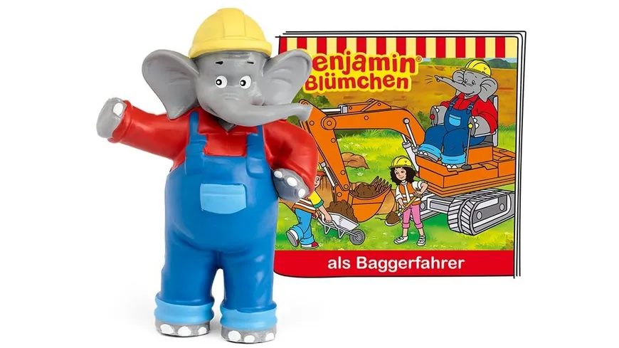 tonies - Hörfigur für die Toniebox: Benjamin Blümchen als Baggerfahrer