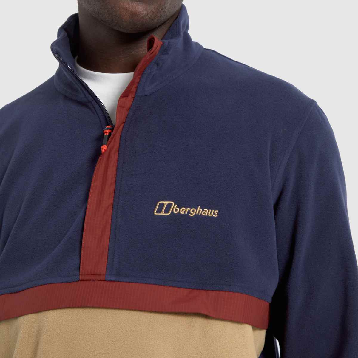 Berghaus Aslam mikro halv blixtlås fleece i taupe