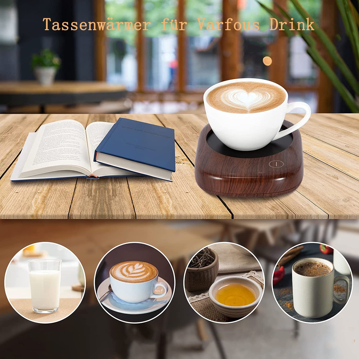 GelldG Tassenwärmer Kaffeetassen wärmer, Kakao, Tee, Milch, Getränke Getränketassenwärmer