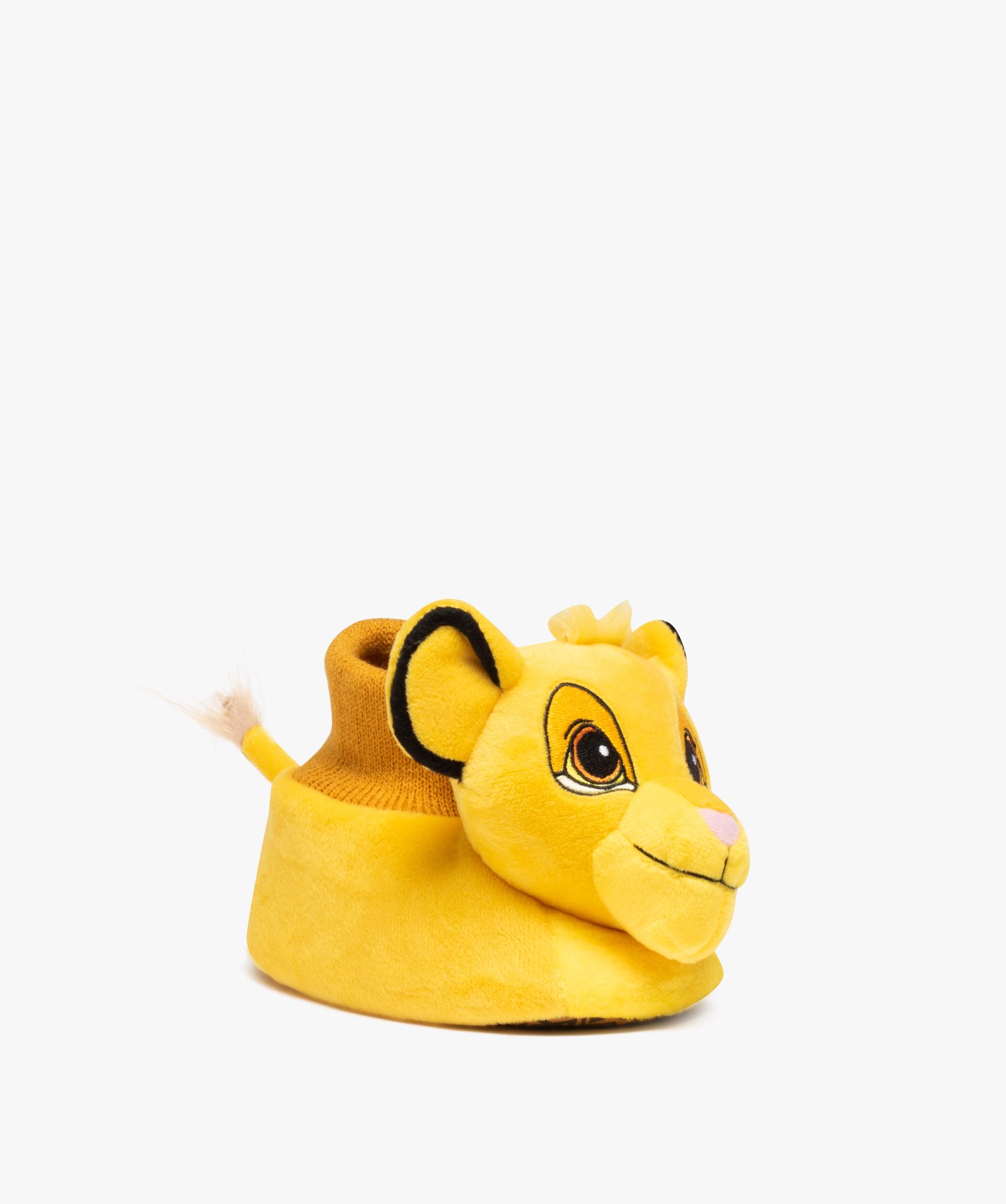 Chaussons fille en volume Nala - Roi Lion jaune | GEMO