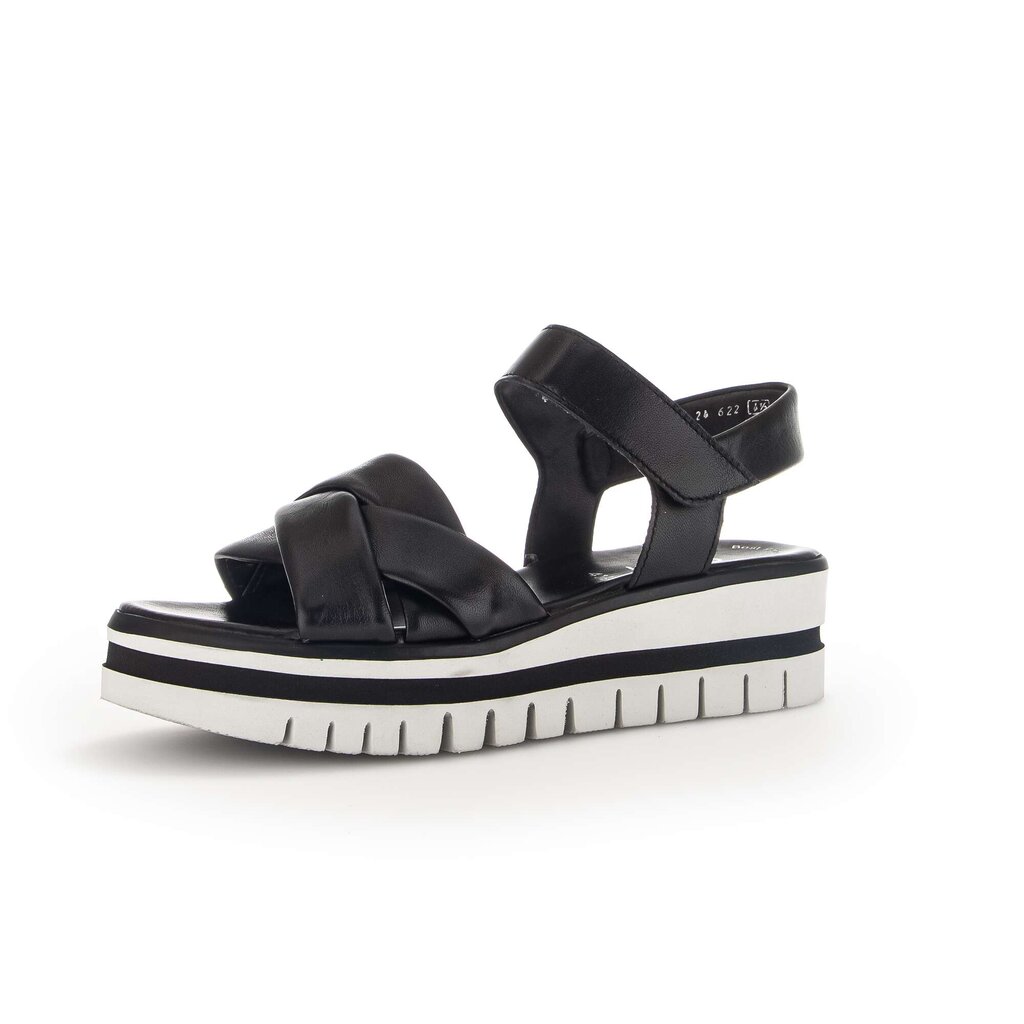 Gabor fashion Plateau Sandale schwarz