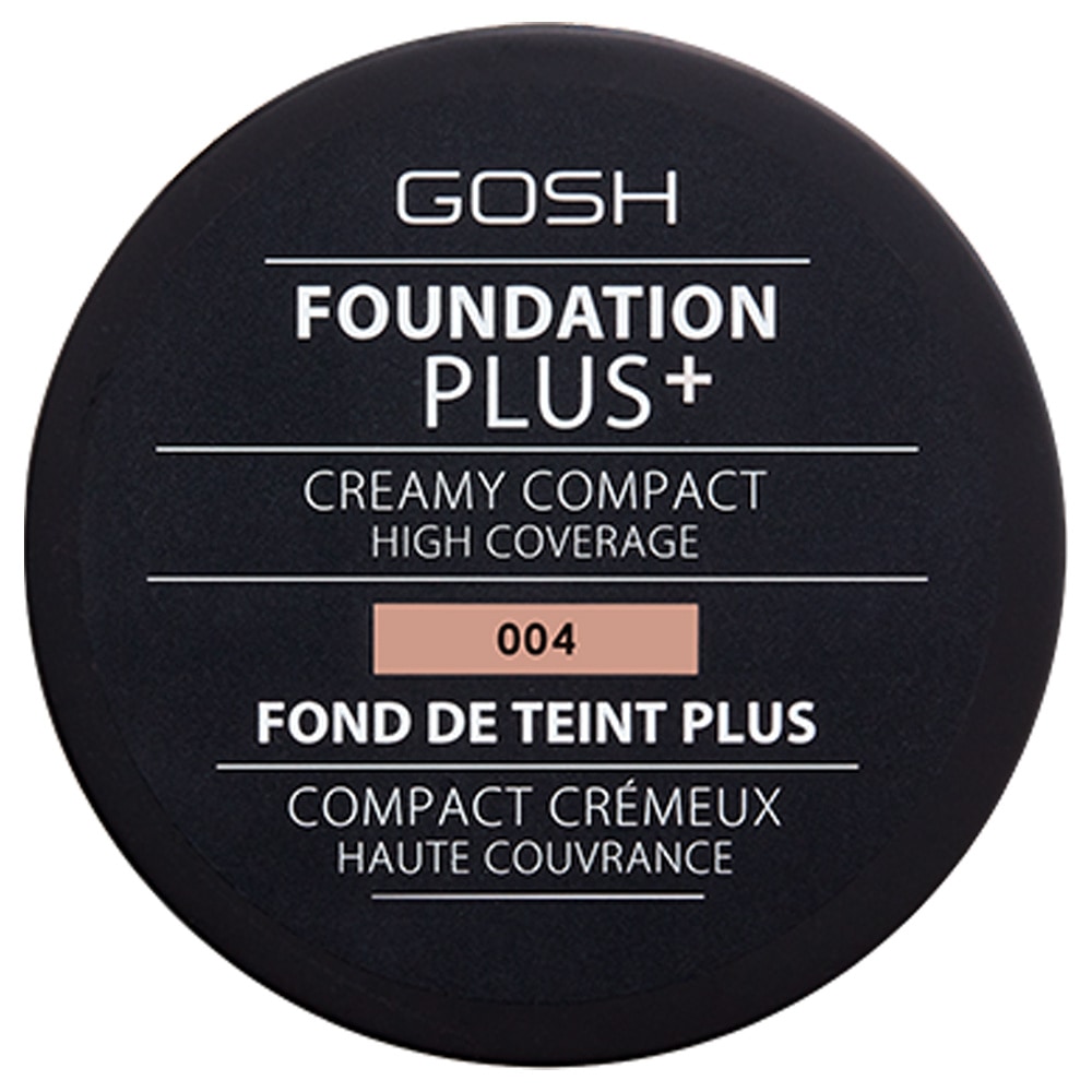 gosh copenhagen Foundation Plus+  Creamy Compact High Coverage Fond de teint compact crémeux haute couvrance