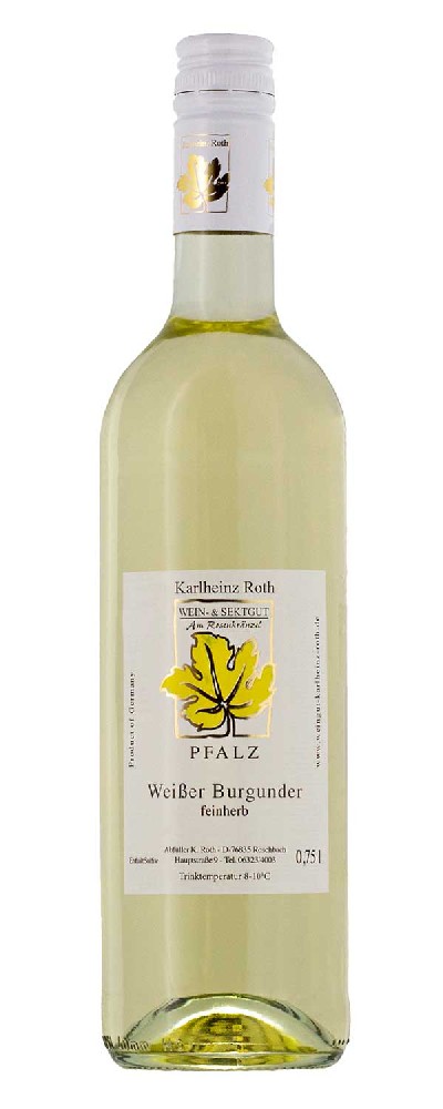 Wein- & Sektgut Karlheinz Roth Weingut Karlheinz Roth Weißer Burgunder QbA feinherb 2023
