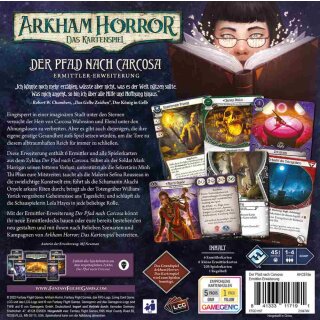 Arkham Horror: Das Kartenspiel - Der Pfad nach Carcosa (Ermittler-Erweiterung) (DE)