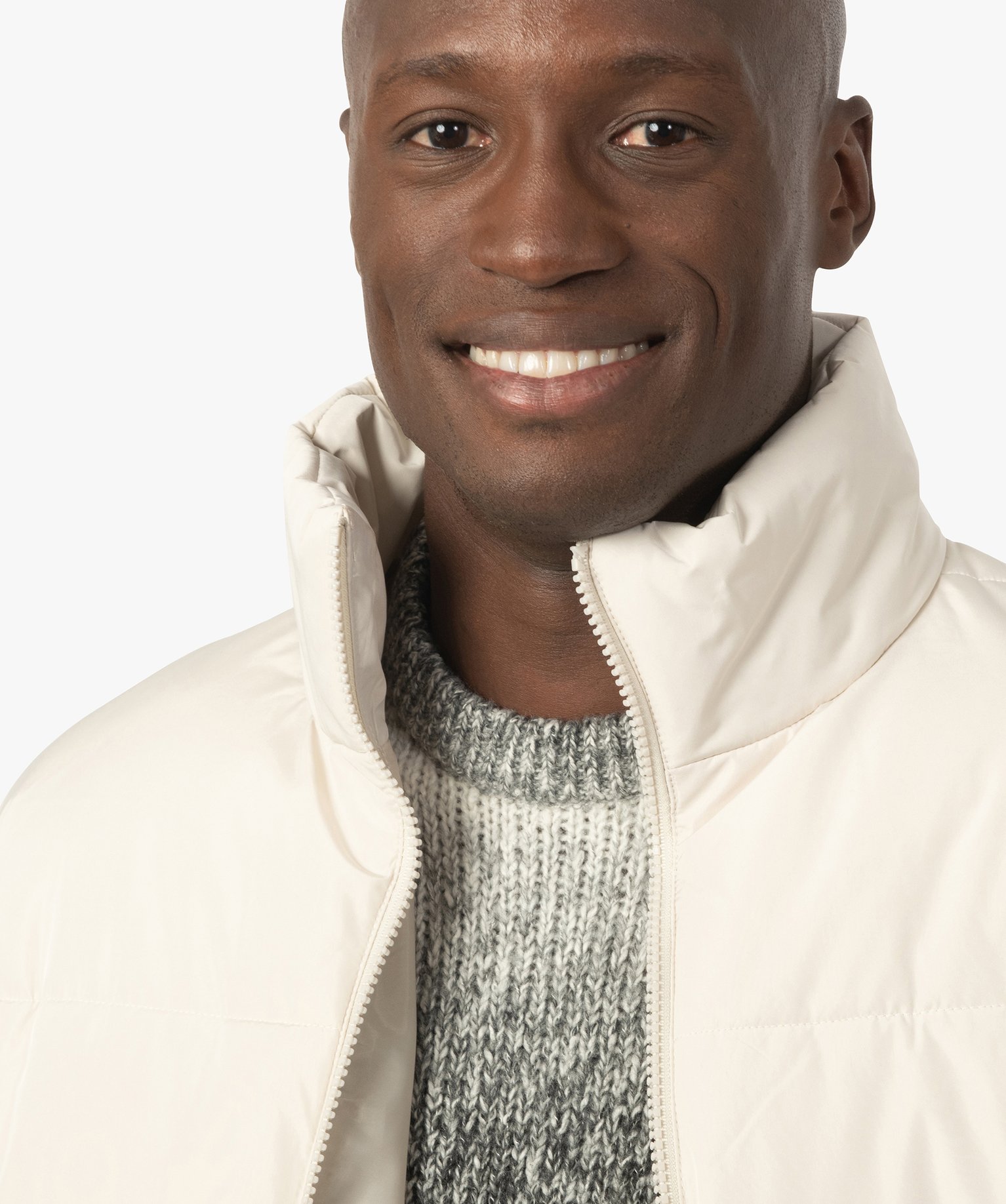 Blouson matelassé homme avec col montant | GEMO