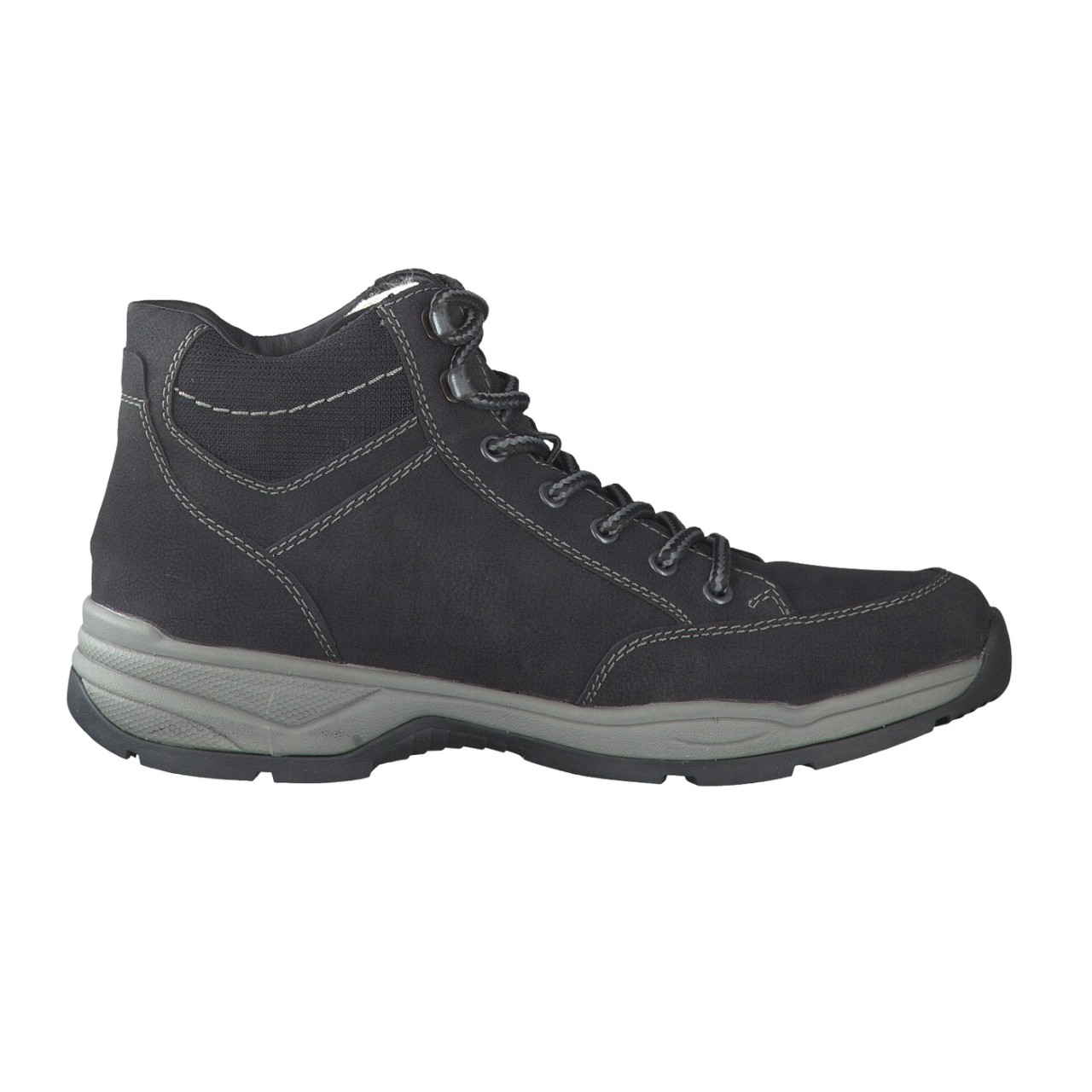 RIEKER Schnür-Stiefeletten schwarz