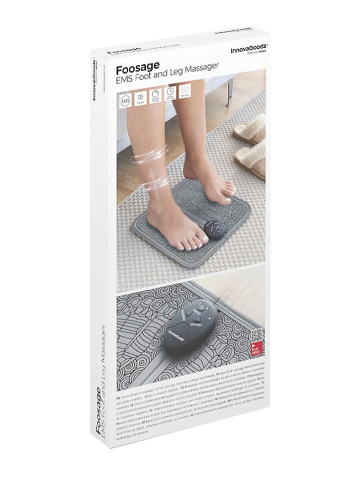 InnovaGoods Fuß- und Beinmassagegerät in Grau günstig kaufen onesize