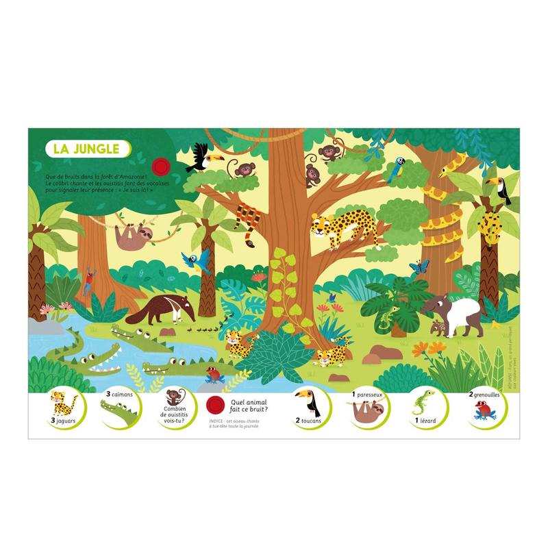 Livre Ecoute et trouve, les animaux - Larousse Jeunesse