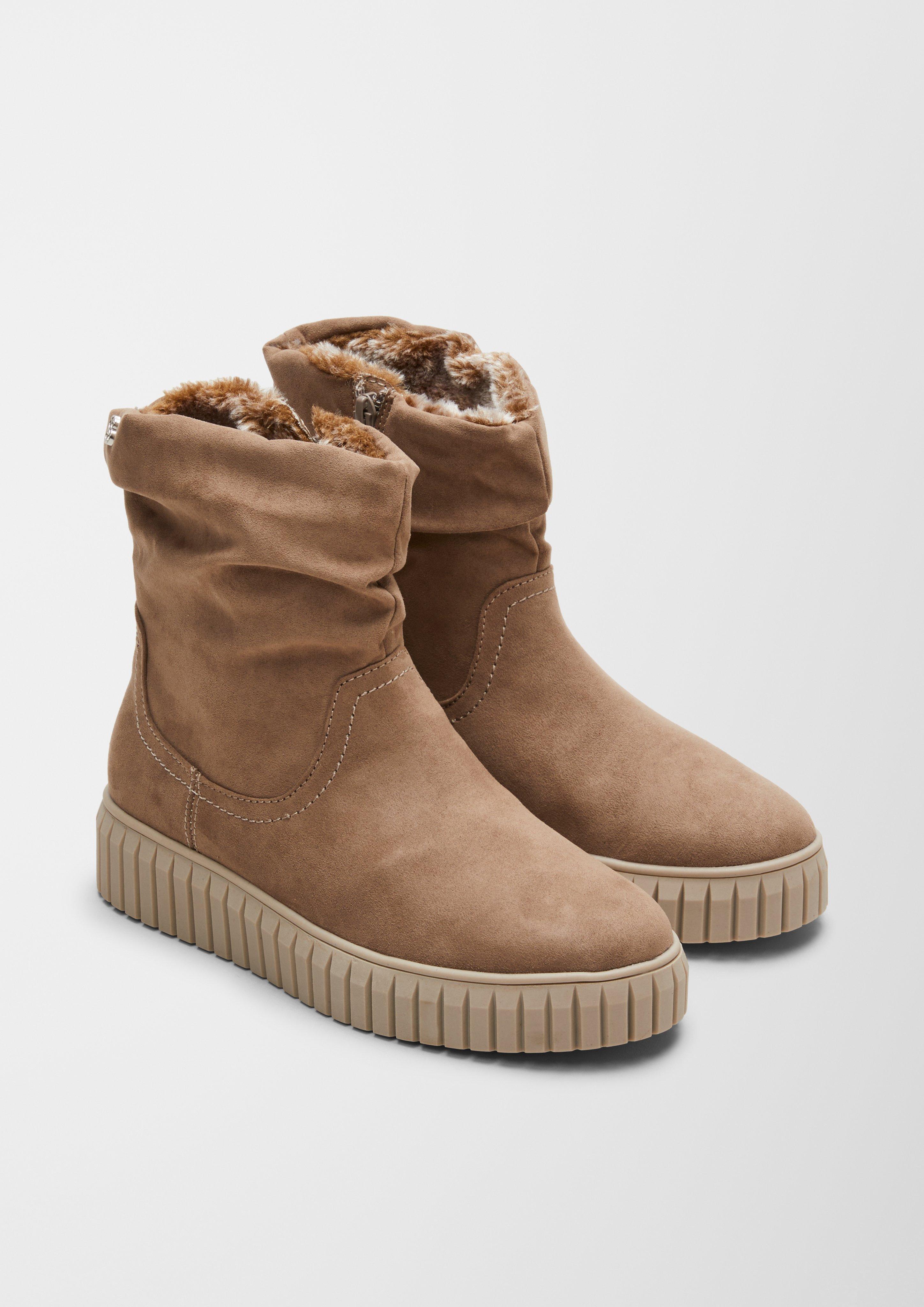 Gefütterte Boots mit Plateausohle  6006631-341