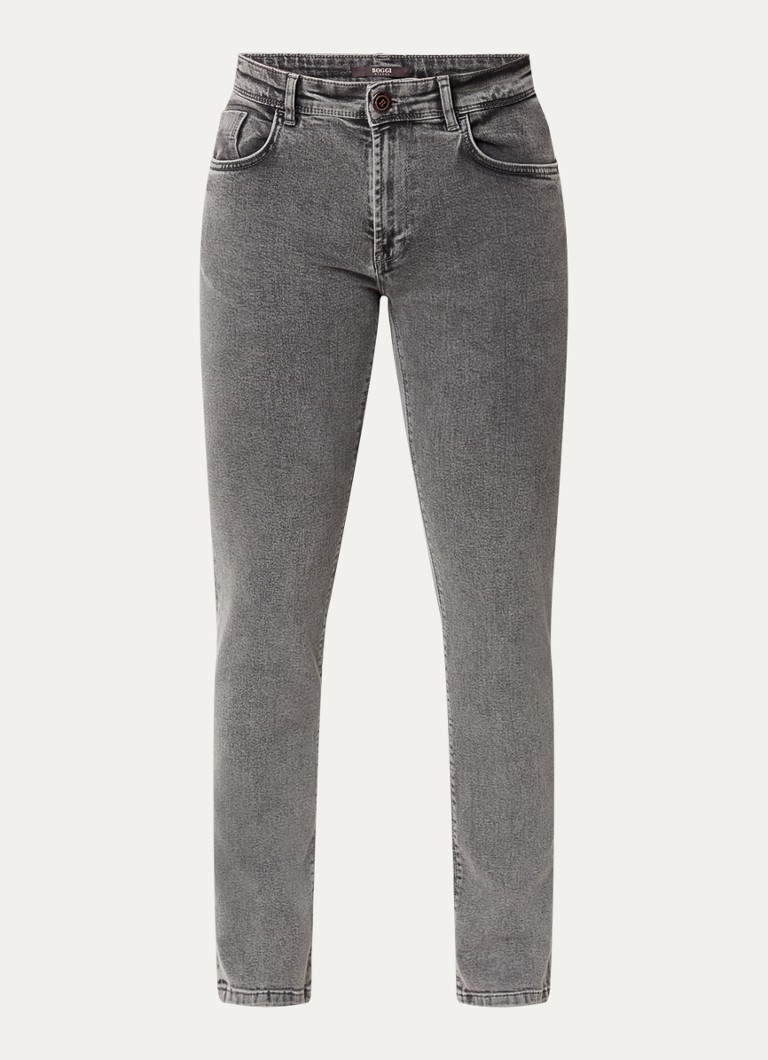 Boggi Milano Straight leg jeans with colored wash