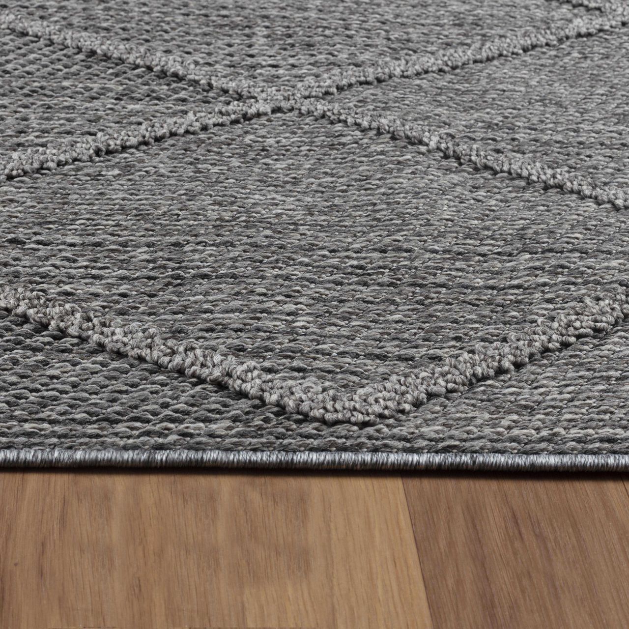 Ayyildiz Teppich, PATARA 4955, GREY, 160 x 230 cm