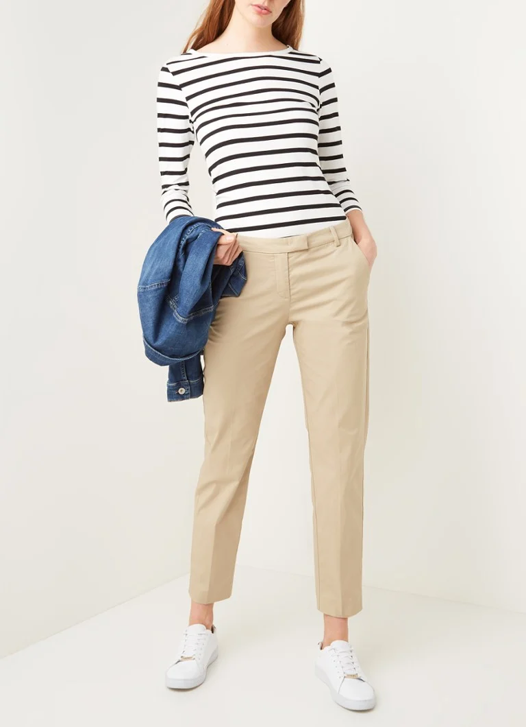 Pantaloni chino elastici Marc O'Polo cu croială slim