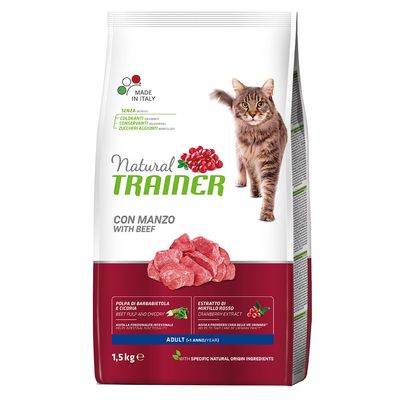 Natural Trainer Cat Adult mit Rindfleisch