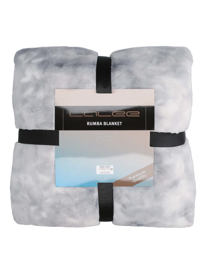 GMD Living Batik Wohndecke RUMBA in Farbe Silver (hellgrau)  günstig kaufen