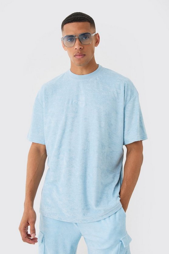 Oversize Frottee Man Signature T-Shirt